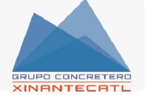 Logotipo Xinantecatl, concreto premezclado